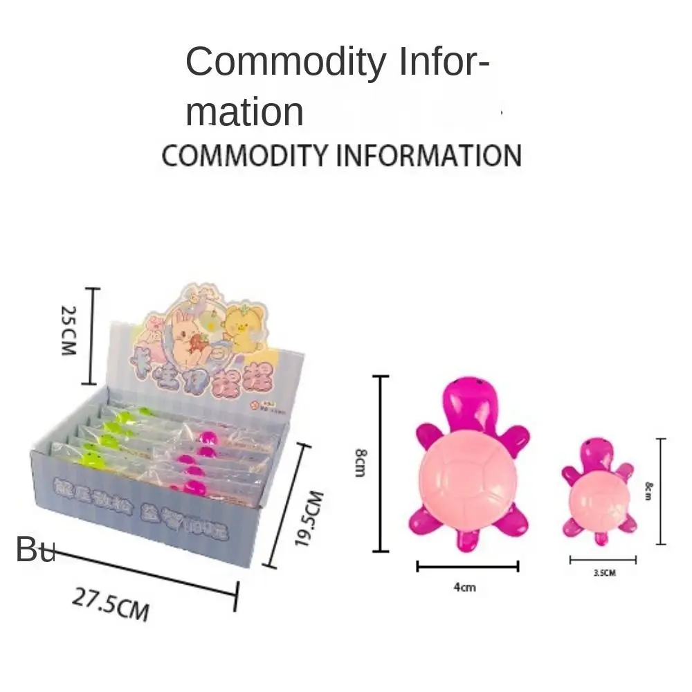 2 قطعة/المجموعة هدية لطيف مضيئة السلاحف ضغط اللعب لزجة مضحك الضغط لعبة الإبداعية لينة معسر اللعب