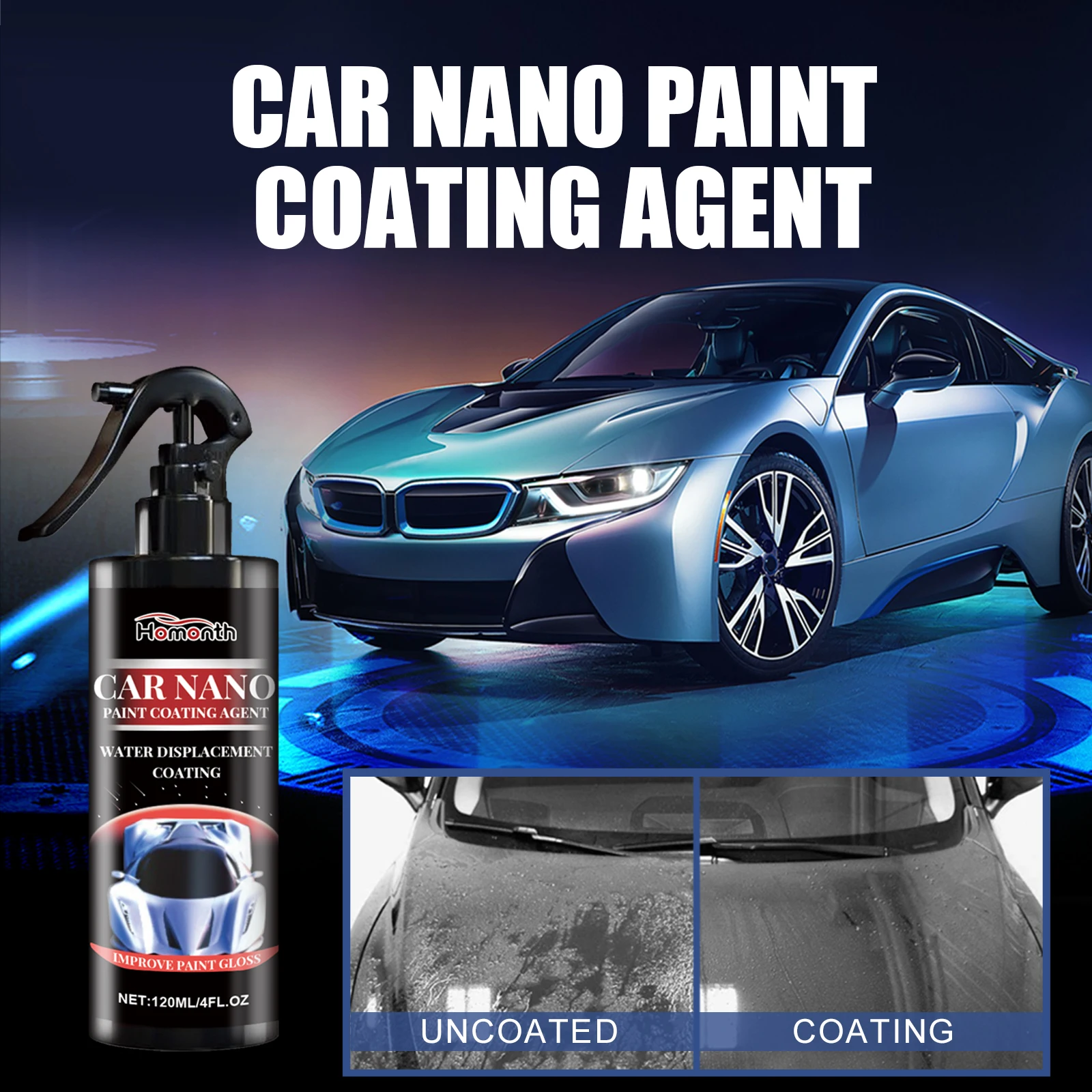 

120 мл автомобильный нано-ремонтный спрей, средства для ремонта царапин, средство для покрытия детализации, глянцевое керамическое покрытие для чистки автомобиля