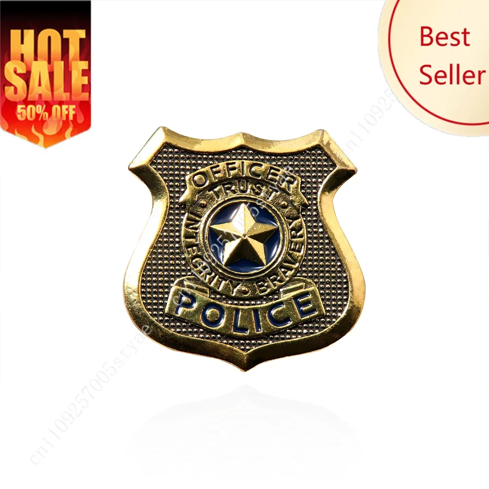 

Zootopia Judy Metal Badge Disney Cartoon Brooch Judy Hopps Police Pin Lapel Pin Jewelry Party Holiday Decoration Gifts