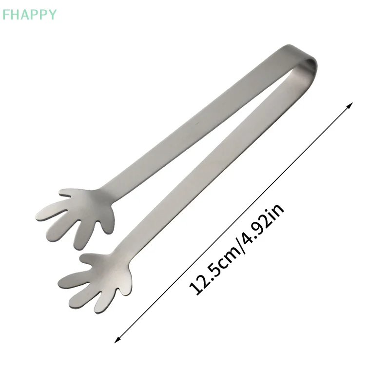 Stainless Steel Ice Cube Clips Sugar Tongs Foods BBQ Clips Ice Clamp Tool Bar Kitchen Serving Tong Kitchen Accessories