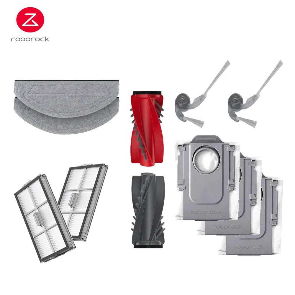 Originele Roborock Saros 20 Sonic/S10 MaxV Ultra Stofzuiger Accessoires Dweil Doek Stofzak Filter Zij-/Hoofdborstel Optioneel