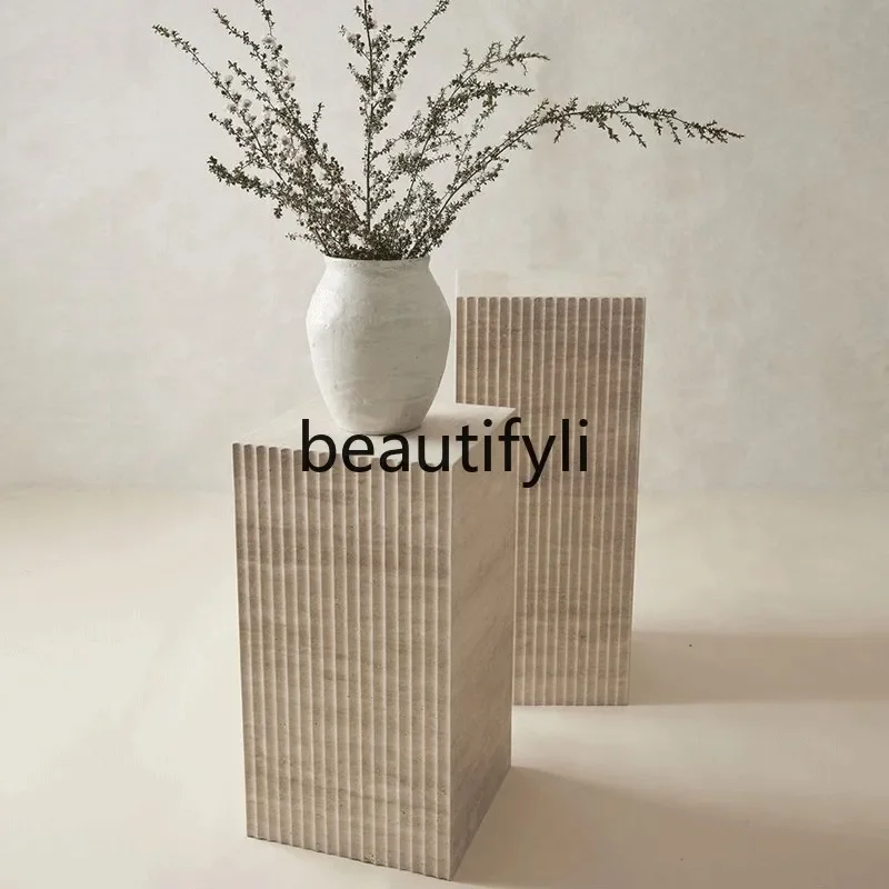 

11zFrench cream wind tunnel stone edge few designer rectangular creative art living room sofa corner few light luxury high sense