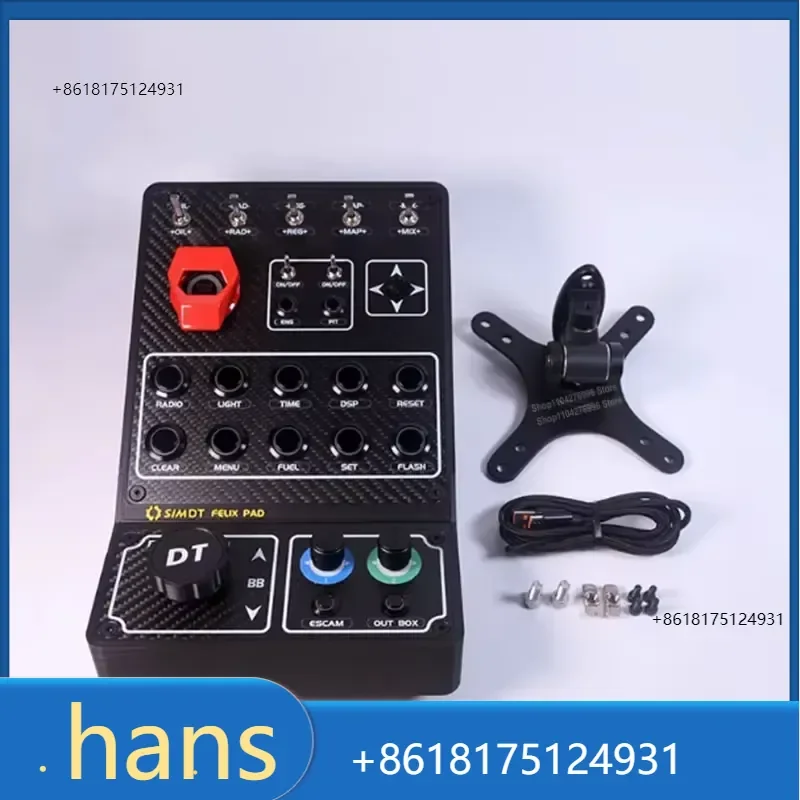 2026 Factory Direct Sales PC Race Simulator Central Control Box Multifunctional Control Button Box For EURO Truck for Fanatec