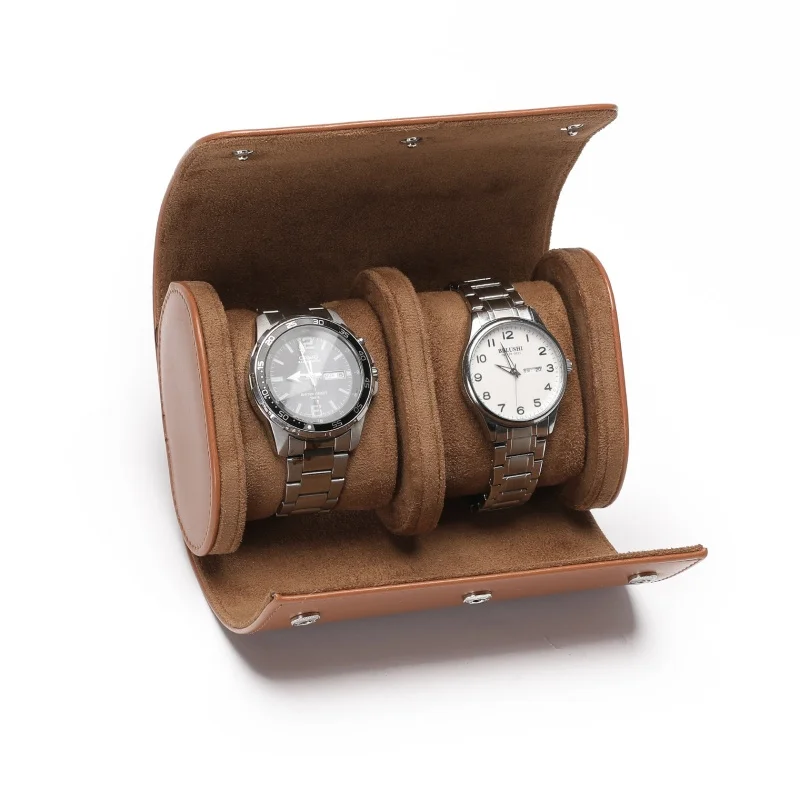 Embers lederen horlogerol 1 2 3 slots luxe echte horloge opbergdoos reistas horlogekast geschenkdoos horlogezakje