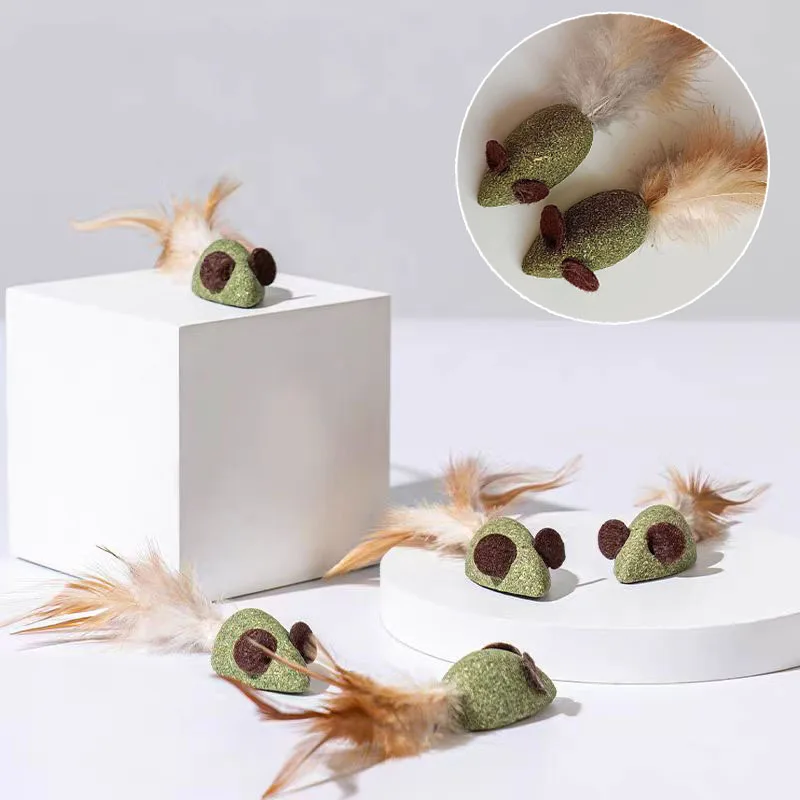 Pet Catnip Toys Cat Mint Ball Edible Catnip Ball Mouse Safety Healthy Cat Mint Cats Home Chasing Game Toy Product Clean Teeth view 6