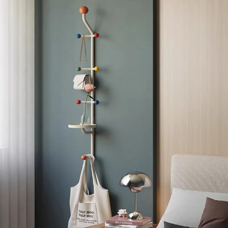 Spiral Wall-Mounted Coat Rack Nordic Creative Storage Organizer Entryway Hanger for Jackets and Hats Stylish Home Decor Solution
