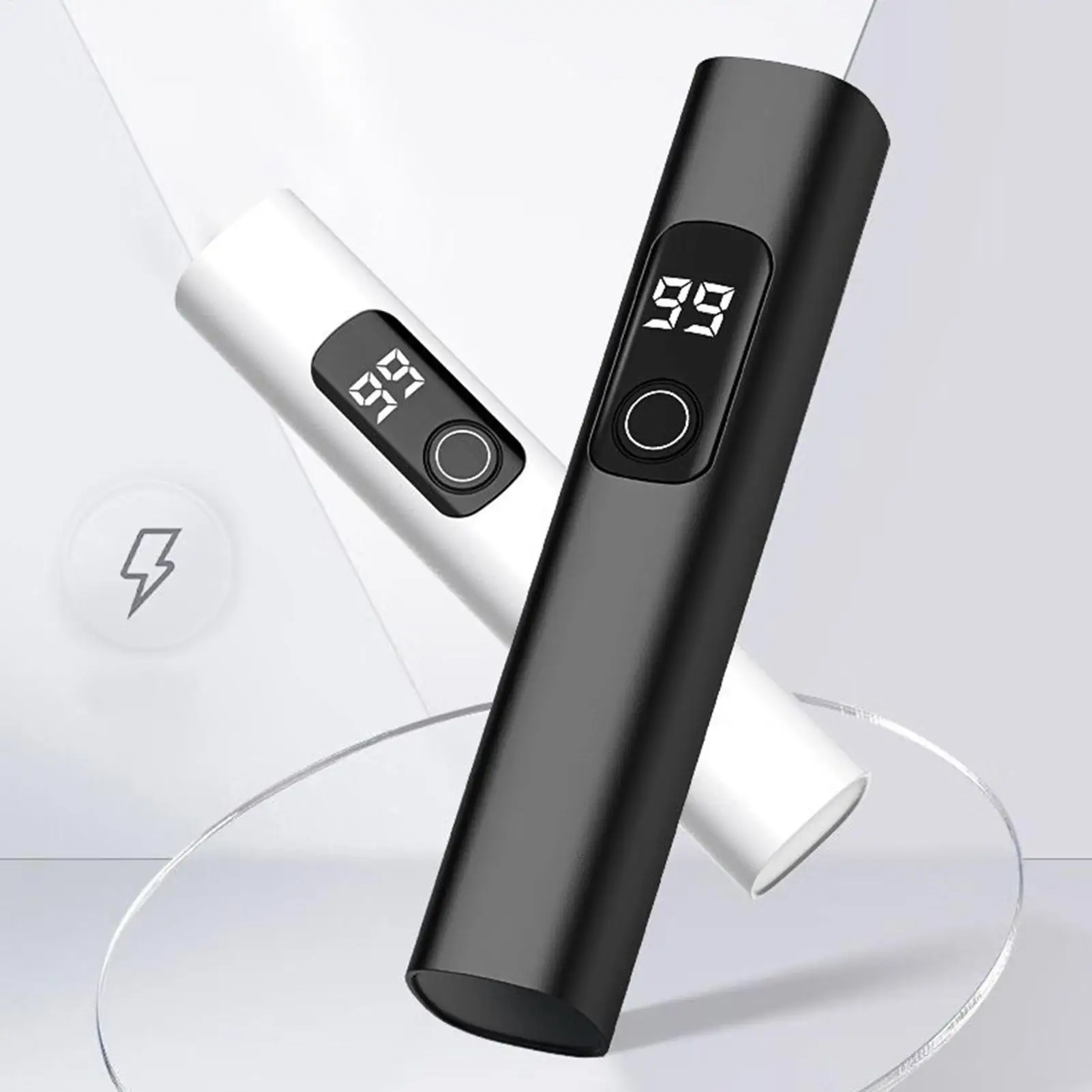 Мини-УФ-свет для ногтей, перезаряжаемая от USB лампа для ногтей, цифровой дисплей, светодиодная лампа для ногтей с 2 режимами синхронизации для маникюра