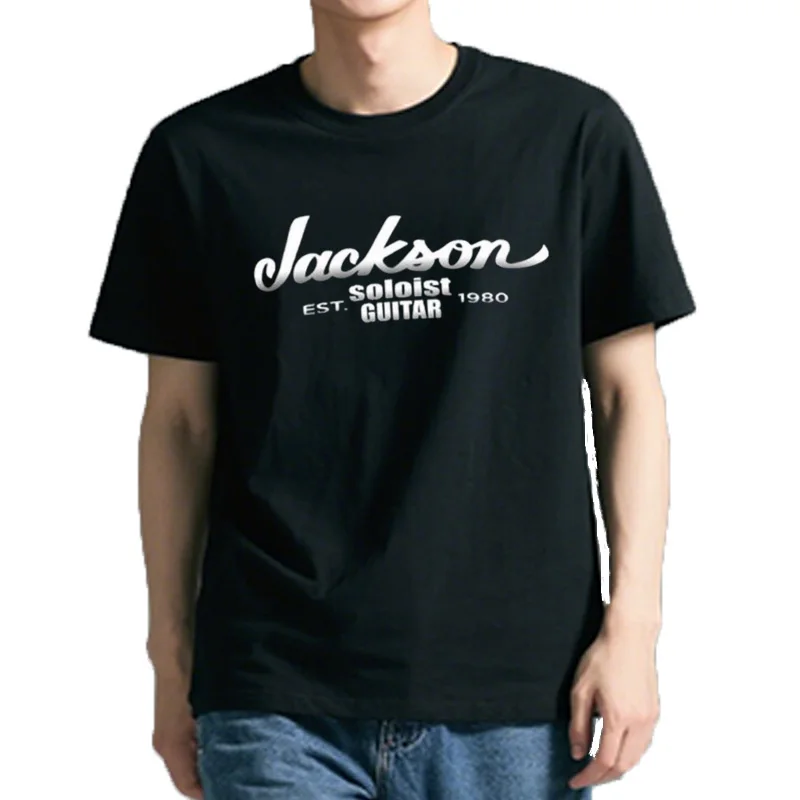 Camiseta de Jackson Soloist Guitar EST para hombre, camisetas personalizadas, camisetas gráficas, camisetas 1980