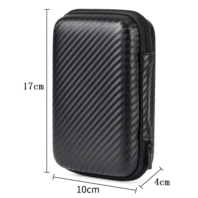 Tragbare Kopfhörer-Tasche mit Reißverschluss für Airpod Earpods KZ BA10 AS10 ES4, Ladekabel-Zubehör, Mini-Aufbewahrungstasche