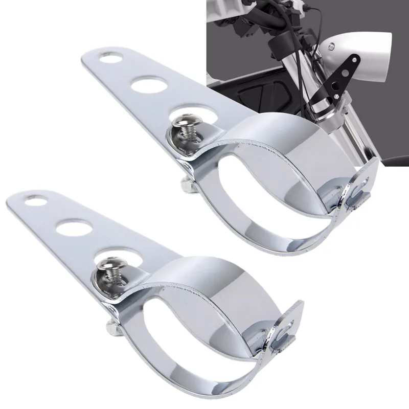ステンレス製ヘッドライトブラケット,ユニバーサルマウント,カワサキ,スズキ,ヤマハ,モーターサイクルアクセサリー用