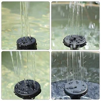 Mini Solar Water Fountain Pool Pond Waterfall Fountain Garden Decoration Outdoor Bird Bath Solar Powered Fountain Floating Water 4