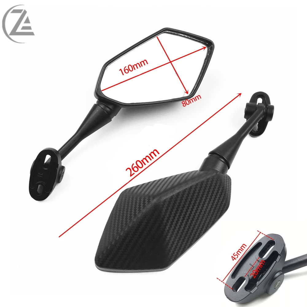 ACZ Motorcycle Carbon Rear View Mirrors for HONDA CBR600RR CBR 600 RR 2003-2011 CBR1000RR 2004-2007