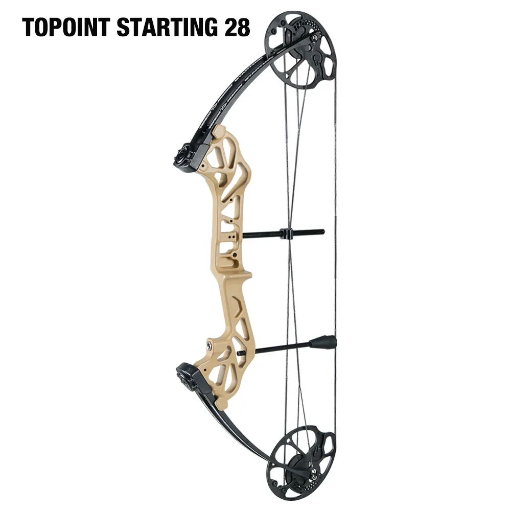 TOPOINT الرماية بدء 28 المبتدئين مجمع القوس قوس الصيد والسهم حزمة DL19-30 "DW19-70lbs قوس الرماية أطقم OEM/ODM