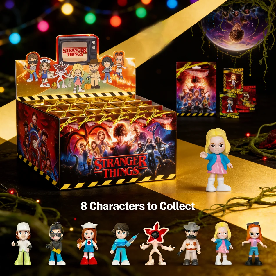 

New 1-24PCS Strangered Horror Thing Advent Blind Bag Christmas Tree PVC Ornaments Blind Box Collectible Gift for Fans Xmas