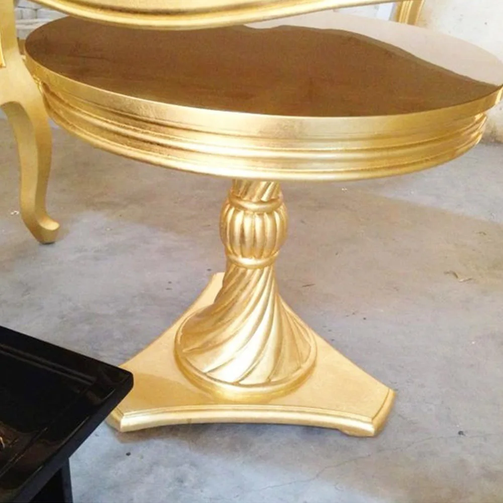 100 Pages 24K Gold Leaf Art Design Gold-Plated Frame Decorative Materials Gold