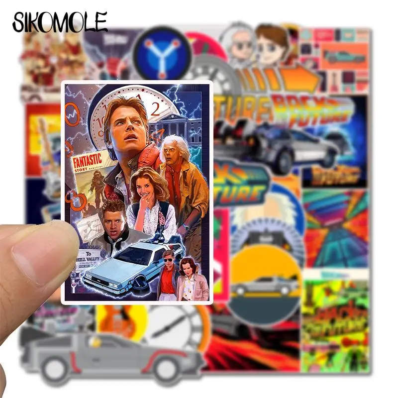 10/30/50PCS Back To The Future TV Show Graffiti Stickers DIY Toys Luggage Helmet Decal Computer Refrigerator Skateboard Trunk F5