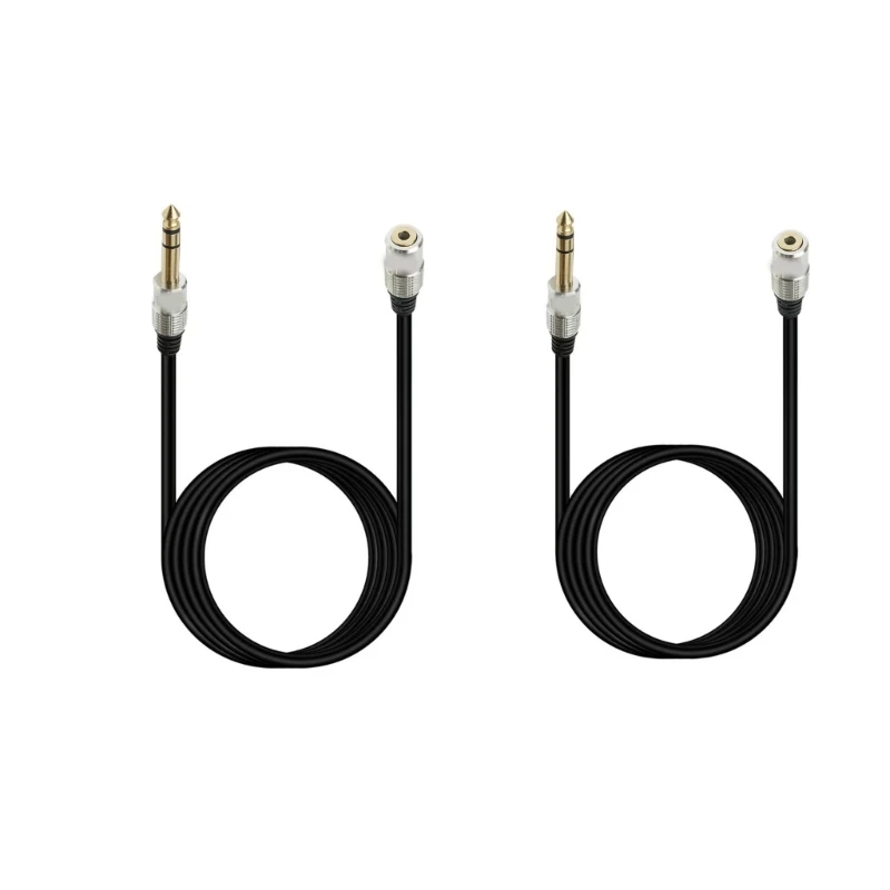 2025 New Compactly 6.5mm to 3.5mm Converter Cable for Keyboards Guitar Amplifiers and Recording Gear