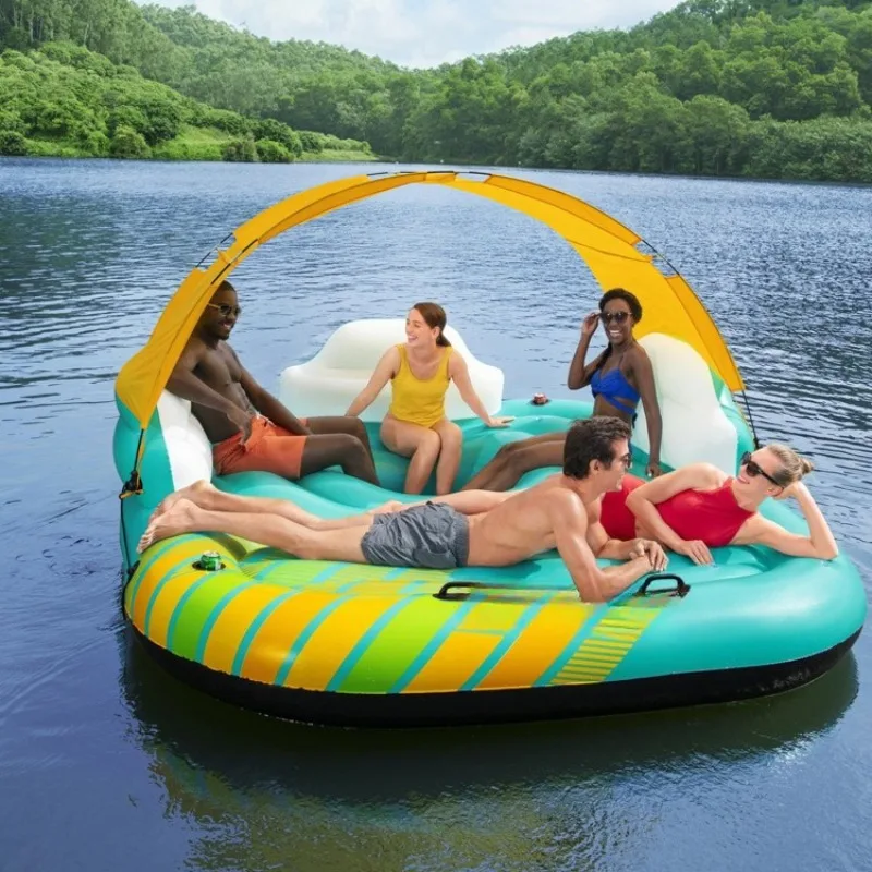 Awning water floating island deck chair floating row floating bed floating rest swimming 43407
