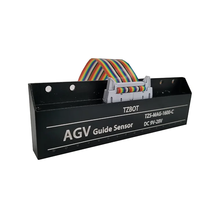 Sensor de navegación magnético DC 24V TZS-MAG-1600-C con protección de conexión inversa de energía para AGV