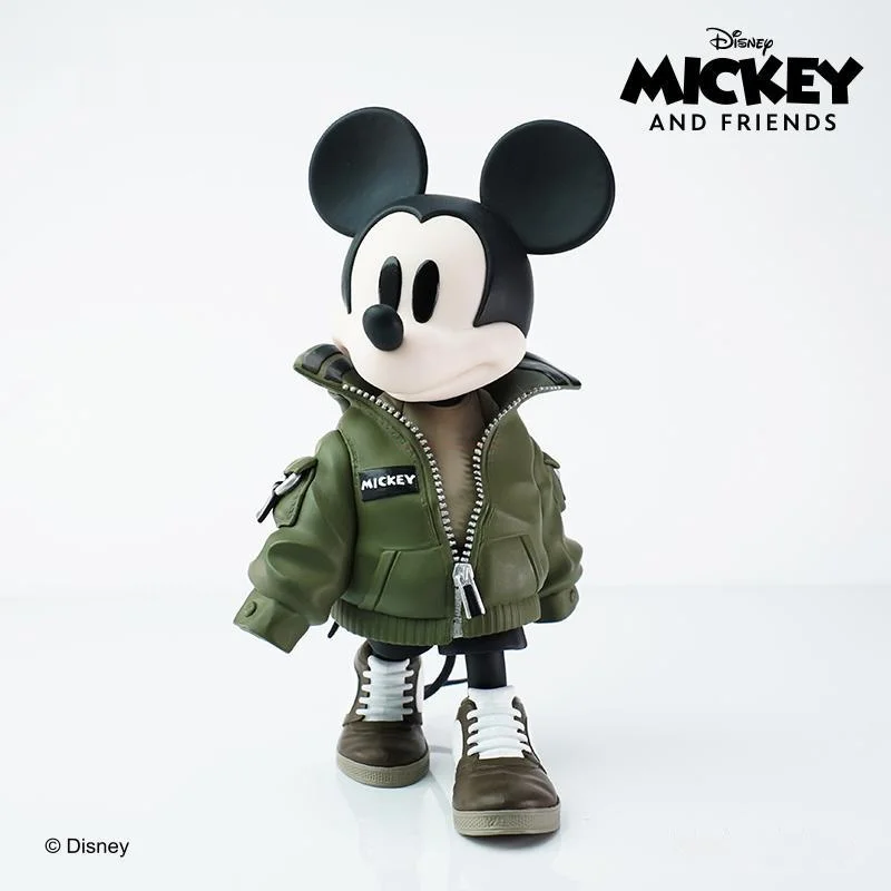 

Disney Mickey Minnie Figure Trend Play 15cm Cartoon Figure Coat Tidal Suit Room Decoration Handmade Doll Ornaments Birthday Gift