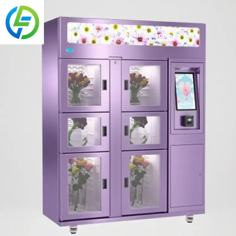 FL Customized Wholesale Instant Satisfaction Flower Vending Machine Space-Efficient with WiFi