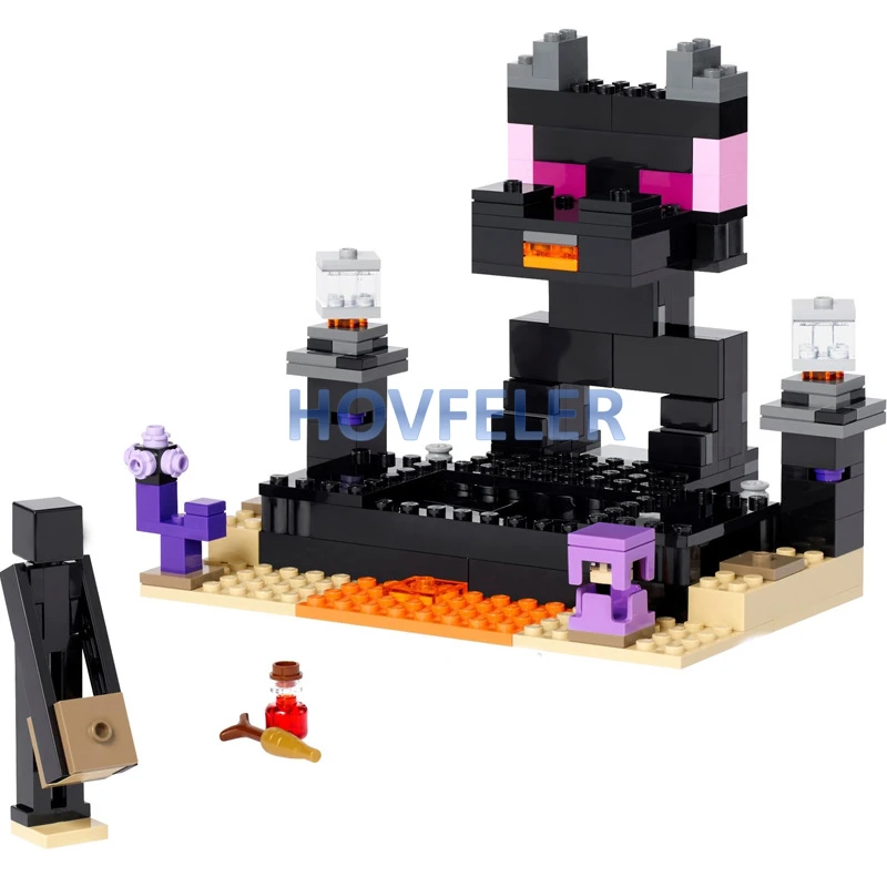 The Dog  Lodge Houses World Building Blocks  Foxs Rabbit Creepers Mine Alpacas Pandas Classical Model Bricks Sets Kids Kit