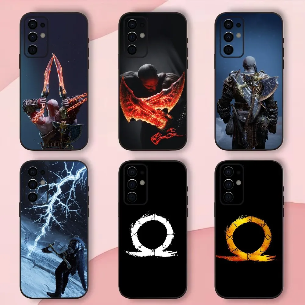 

G-God of W-War Game Phone Case For Samsung S24,S21,S22,S23,S30,Ultra,S20,Plus,Fe,Lite,Note,10,9,5G Black Soft Shell