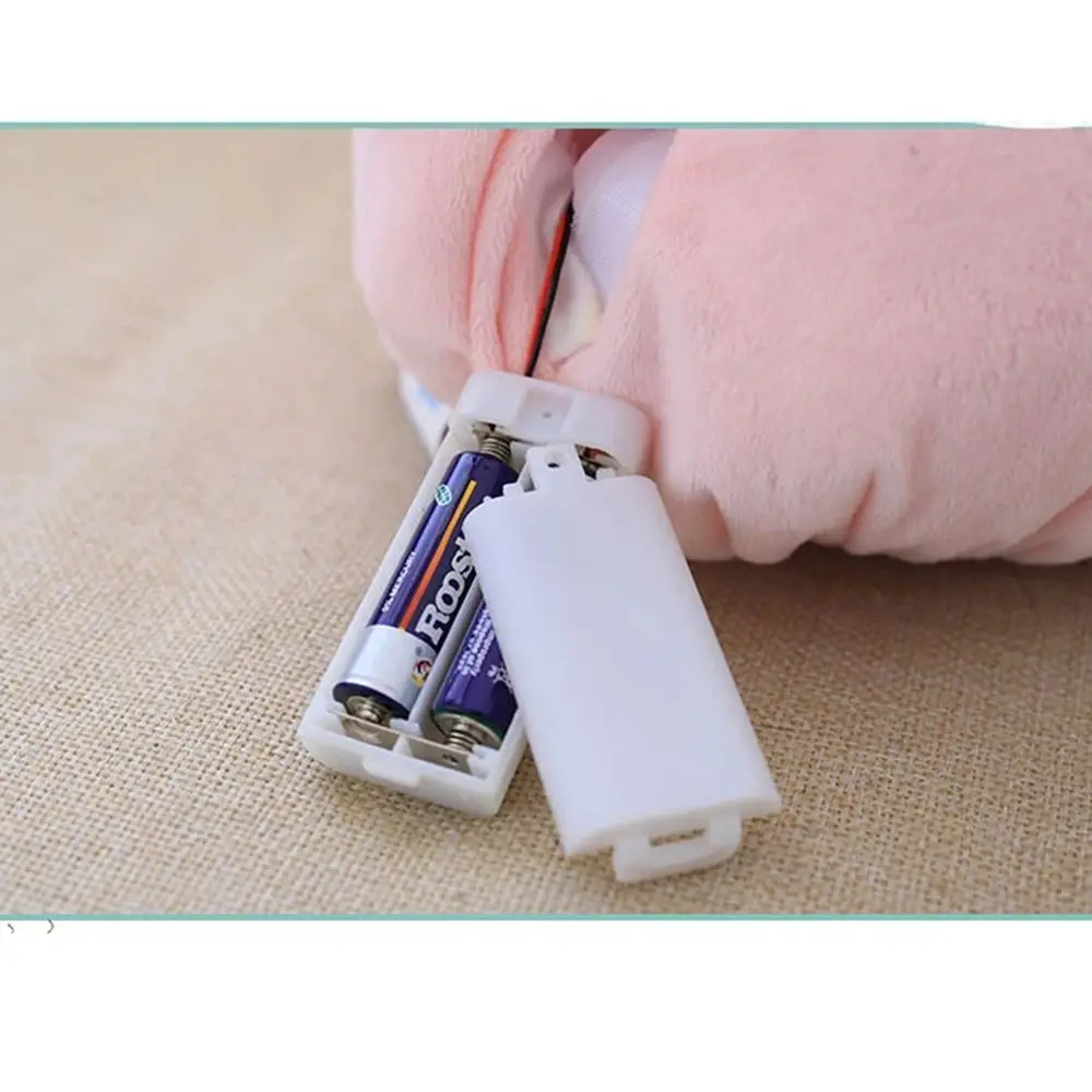Oso de juguete Musical portátil para apaciguar, luz de respiración, tipo prensa, muñecos de peluche para bebé, chupete interactivo suave para dormir para recién nacido