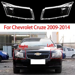 For Chevrolet Cruze 2009-2014 Car Front Headlight Cover Masks Headlamps Shade Lens Transparent Glass Lampshade Lamp Shell