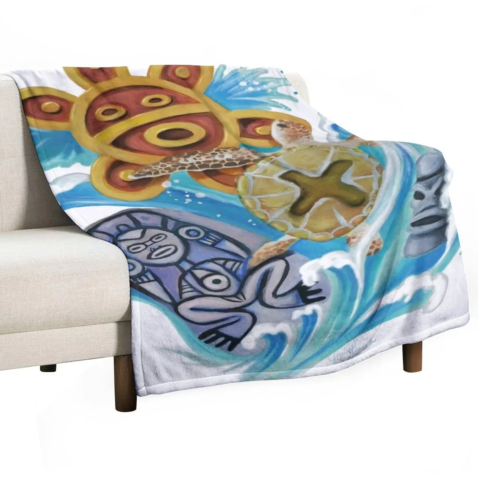 Taino/Arawak Throw Blanket Luxury Brand Blankets For Bed Blankets