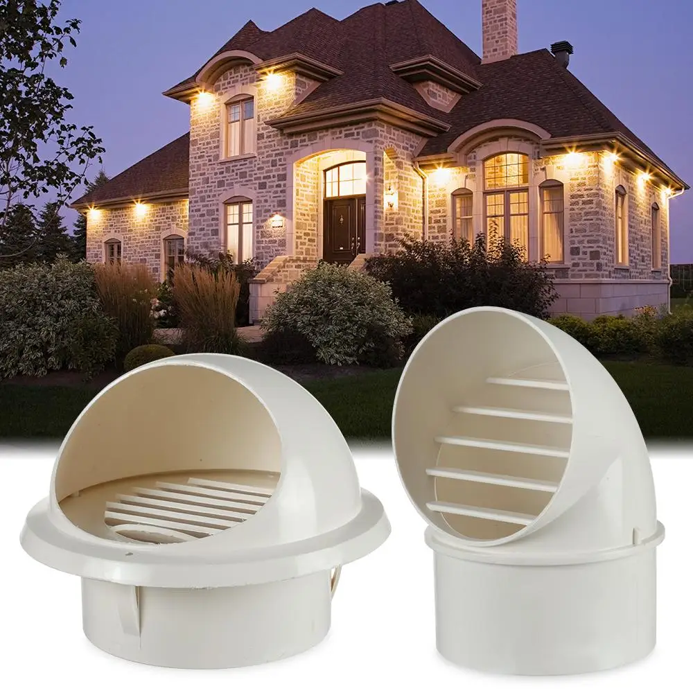 Air Circulation Anti-bird And Rat Exterior Wall Air Vent Vents Waterproof Cap Vent Outlet Cover Ducting Ventilation Grilles