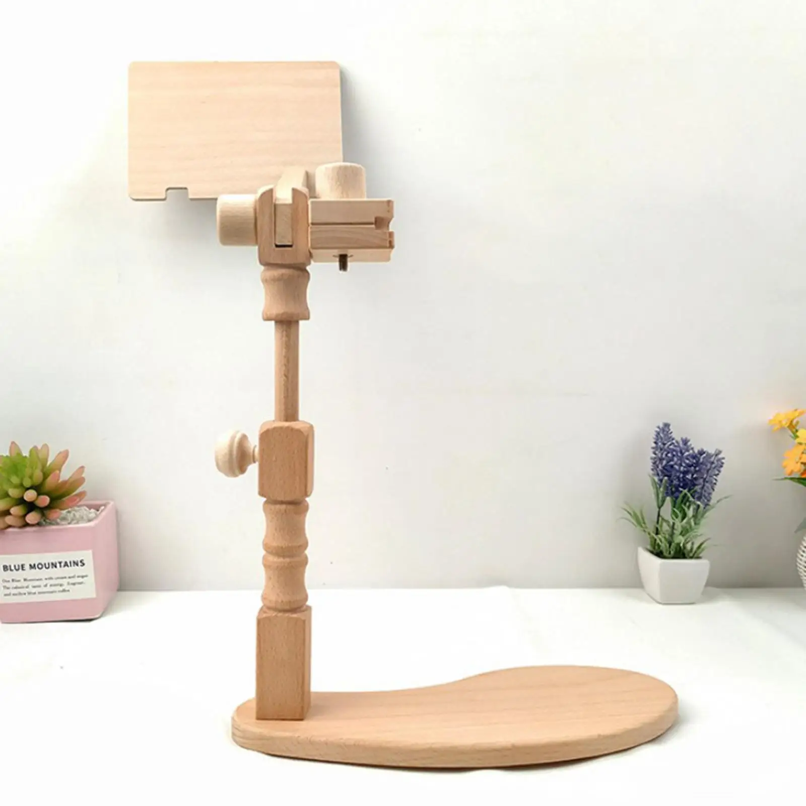 

Adjustable Organic Beech Wood Tapestry Cross Stitch Rack Frame Holder Embroidery Lap Stand Table Hands-Free Sewing Tools