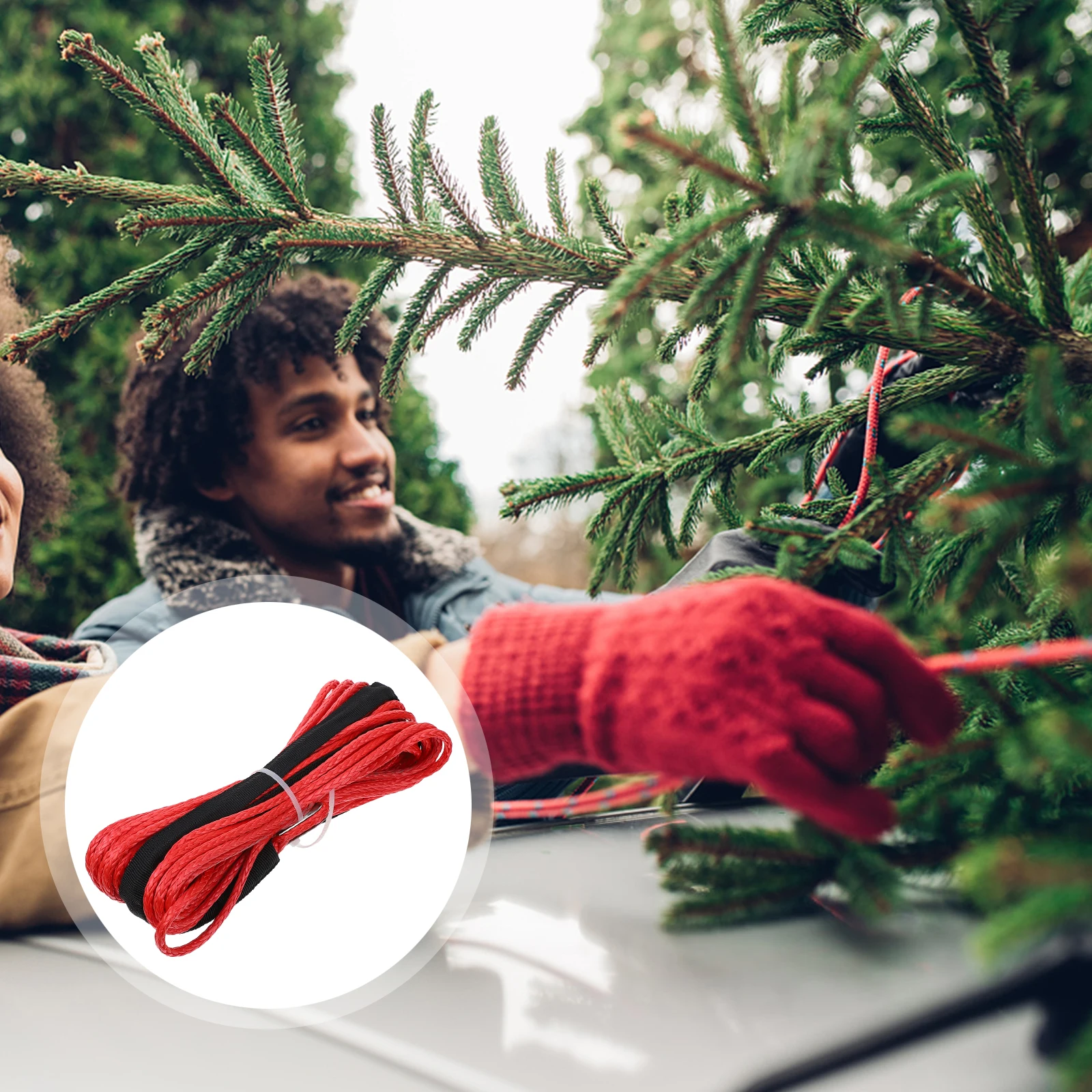 

Car Trailer Rope Tow Strap with Hook Winch Leashes for Stainless Steel Traction