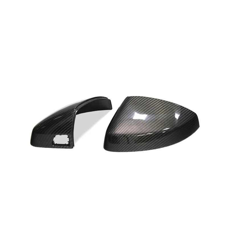 for Audi A3 / S3 8V 2014 up High Quality PU Protect Carbon Fiber Mirror Caps With Lane Assist 1:1 Replacement