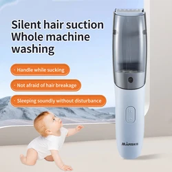 Automatic Gather Hair Trimmer for Baby Waterproof Kids Hair Clipper Children Sleep Hair Cutting Machine Shaver