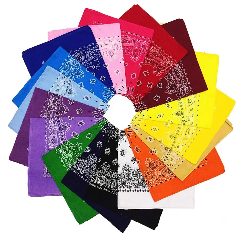 

Printing Riding Outdoor Sports Wrist Cuff Headwear Hair Accessories Headband Bandana Square Scarf Sports Headscarf