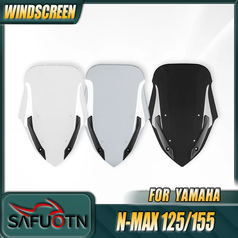 

Motorcycle Accessories Windshield WindScreen Wind Deflector for Yamaha NMAX 125 155 2021 2022 20232024