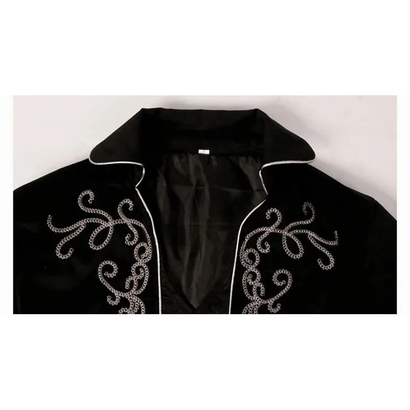 Stickerei Herren jacke mittelalter lichen Cosplay Mann Trenchcoat Steampunk Gothic Frack viktoria nischen Kleidung Karneval Halloween Kostüm