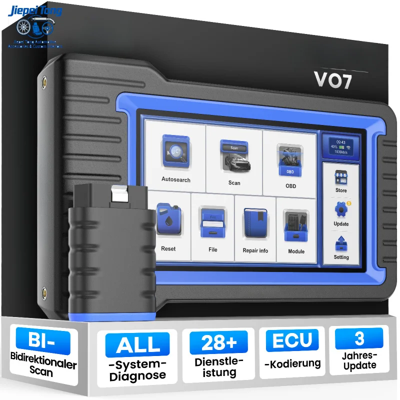 Diagnostic Tool Bidirectional Car OBD2 Full System Scanner 28 Reset Services