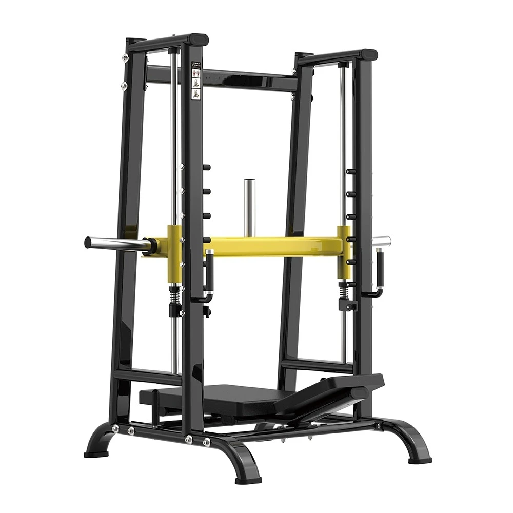 Commercial Gym Strength Machine 45 Degree Leg Press Hack Squat Bodybuilding Back And Arm Features Safety Steel Material