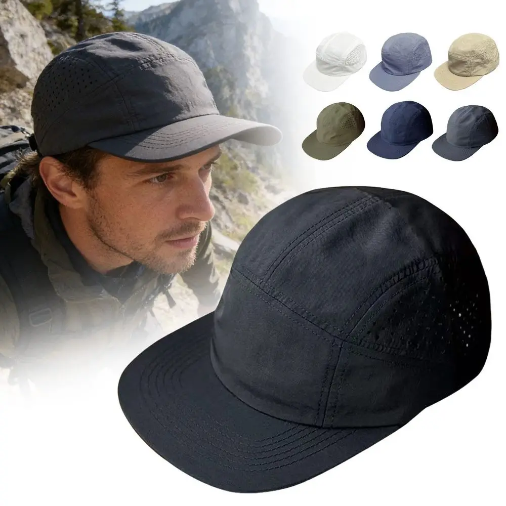 

Breathable Baseball Hat Quick Drying Czapki Sombreros Street Dance Hat Hiphop Skateboard Sun Protection Snapback Hombre Hats