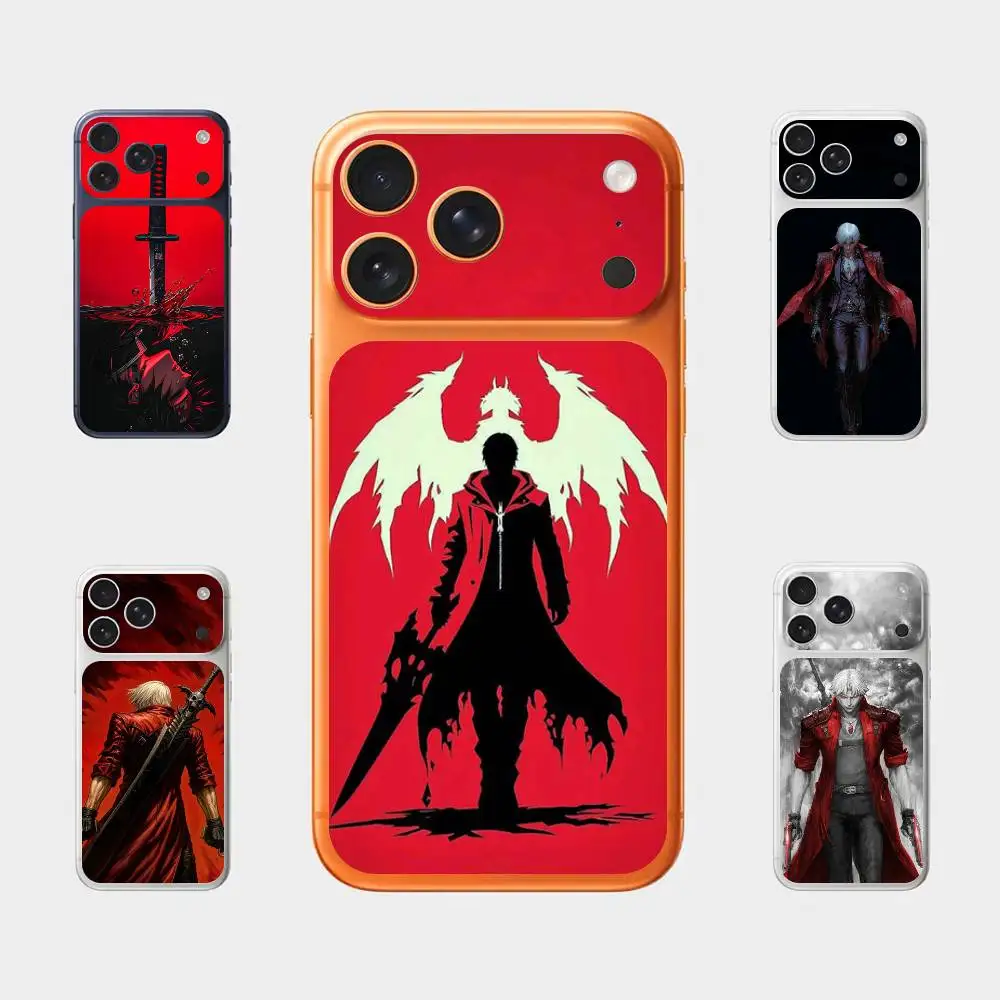 

D-Devil May Cry Dante For Apple iPhone 17 Pro Max Full Back Cover Decal Wrap Skin Rear Protective Sticker Film