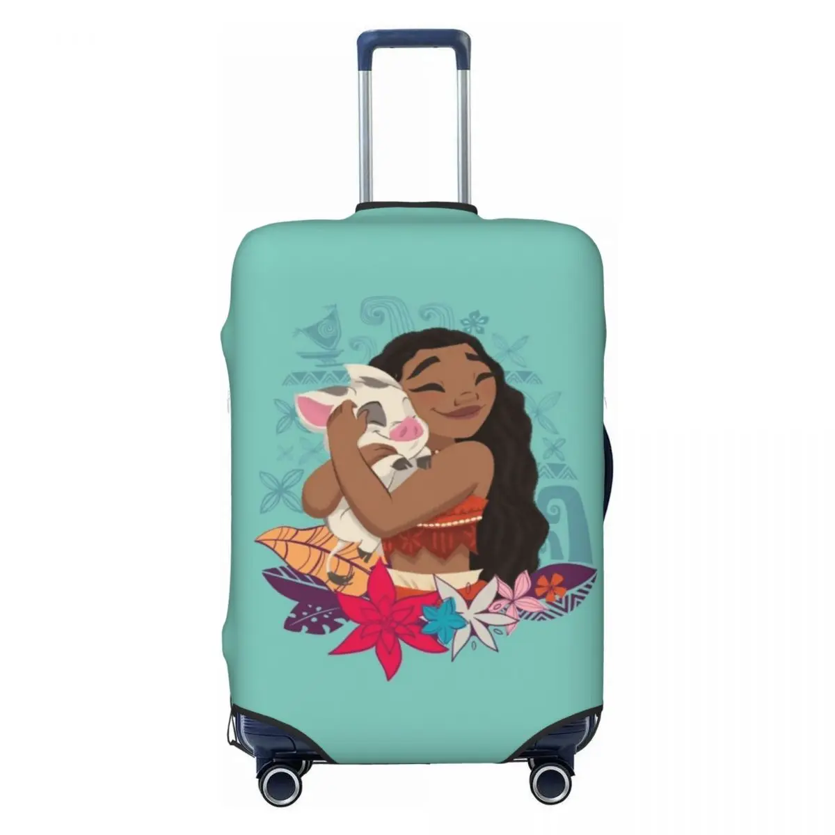 

Custom Moana Cartoon Luggage Cover Elastic Travel Suitcase Protective Covers Suit For 18-32 inch