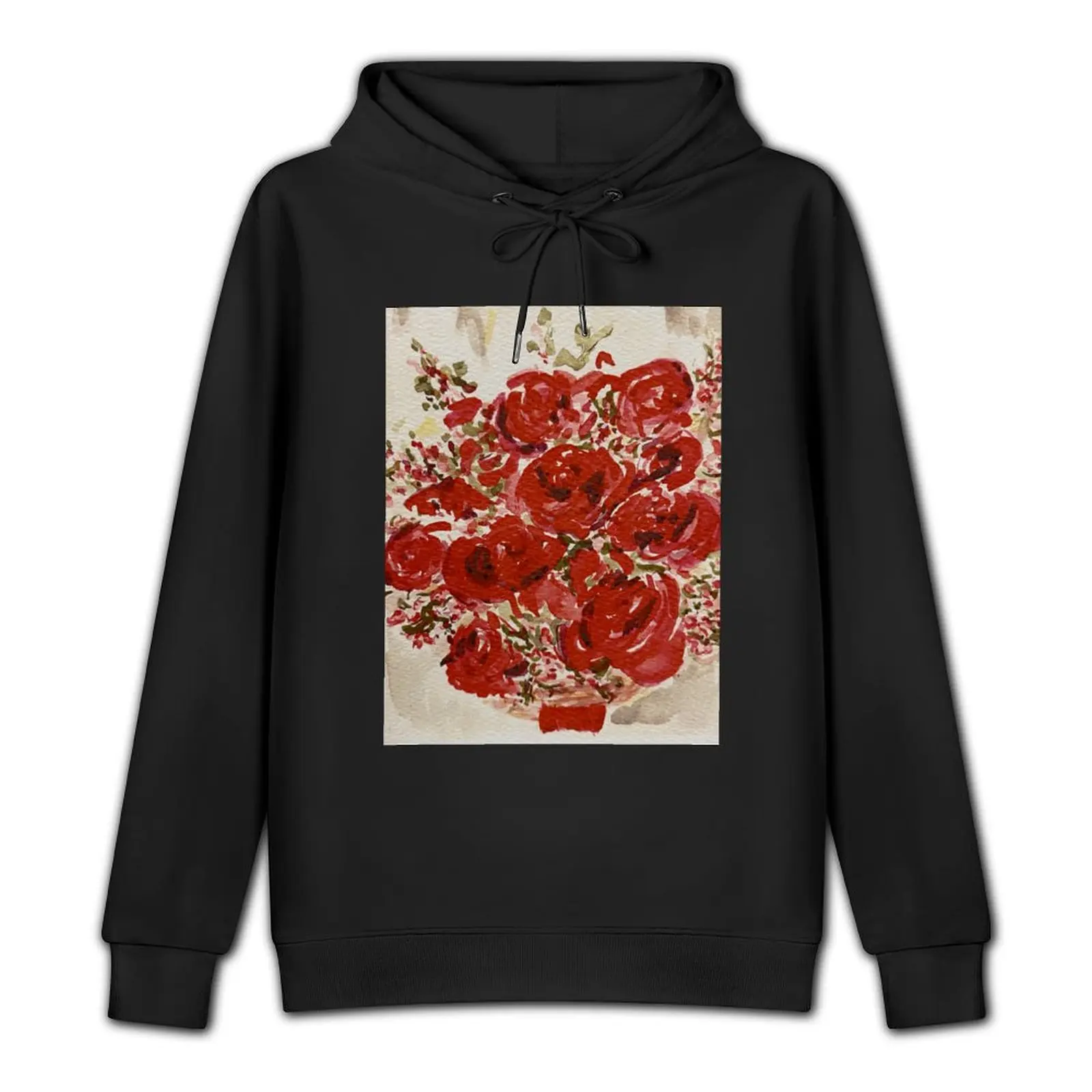 Your Love Is Like a Red Red Rose Pullover Hoodie autumn clothes fashion men men's oversize hoodie