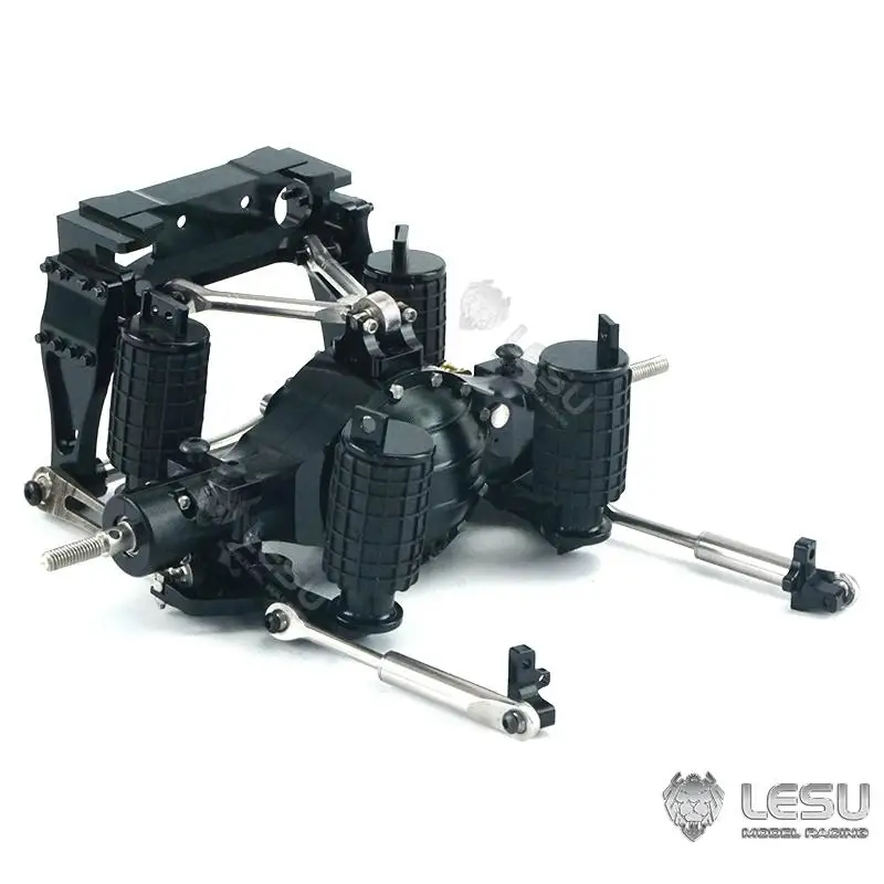 Lesu X-8023-A 1/14 simulação modelo de caminhão rc tamiya acessórios modificados ponte independente amortecedor airbag suspensão