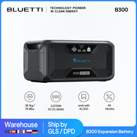 EU Stock BLUETTI B300 3072Wh Expansion Battery LiFePO4 Battery Pack MPPT BMS for Power Station AC300/AC500/AC200MAX/AC200P/EB240