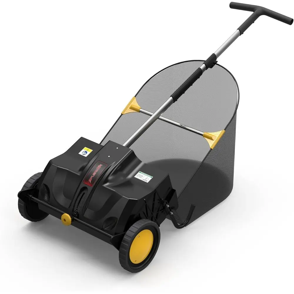 効率的な庭の掃除とコンパクトな保管のための直立型21 Tハンドル芝生掃除機