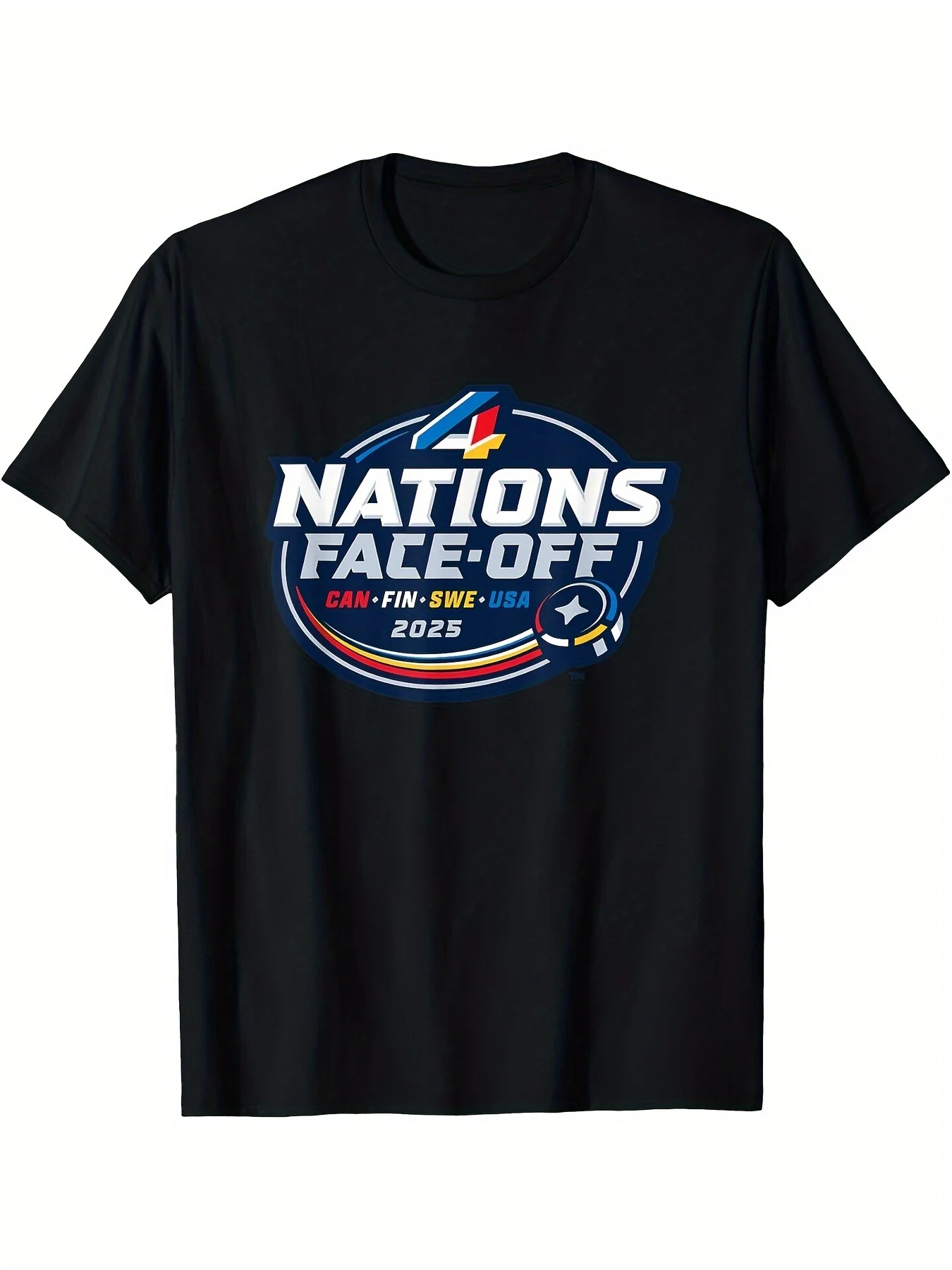 

Minimalist Lines Four Nations Standoff T-Shirt - Unique, Stylish for Casual Wear