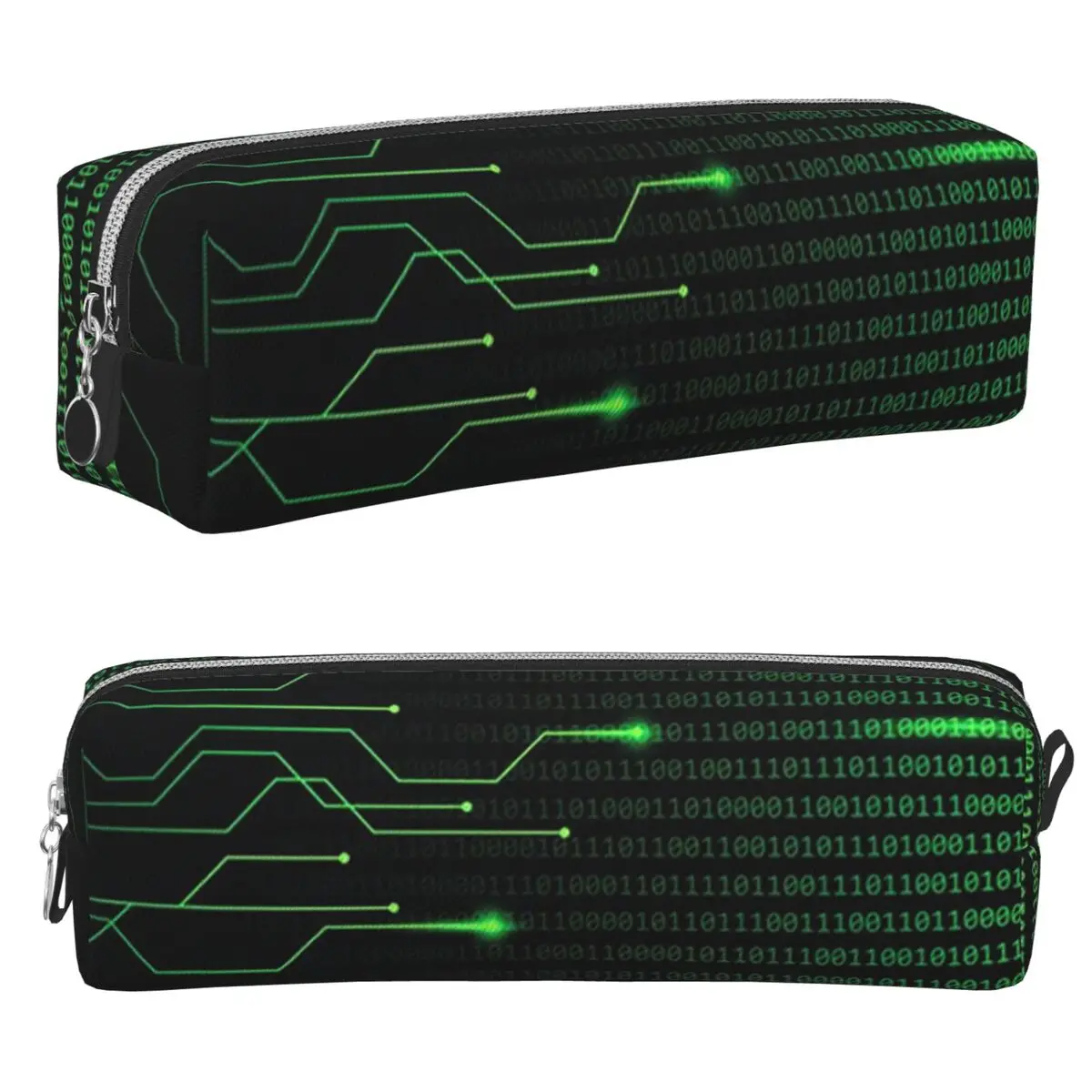 Binary Code Inside Throw Blanket And Lightweight Fleece Pencil Cases Pen Bags Pen Box School Office Pencil Pouch Cosmetic bag