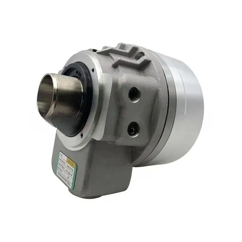 SHS-1246 Hollow Rotary Hydraulic Chuck Cylinder 3 Jaw Through Hole 46mm M55x2 Thread High Precision Lathe CNC Machine Tool